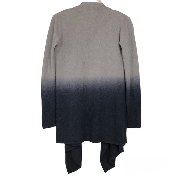 Barefoot Dreams Bamboo Chic Lite Cozy Ombré Long Drape Cardigan SMALL ME… - Picture 3 of 15